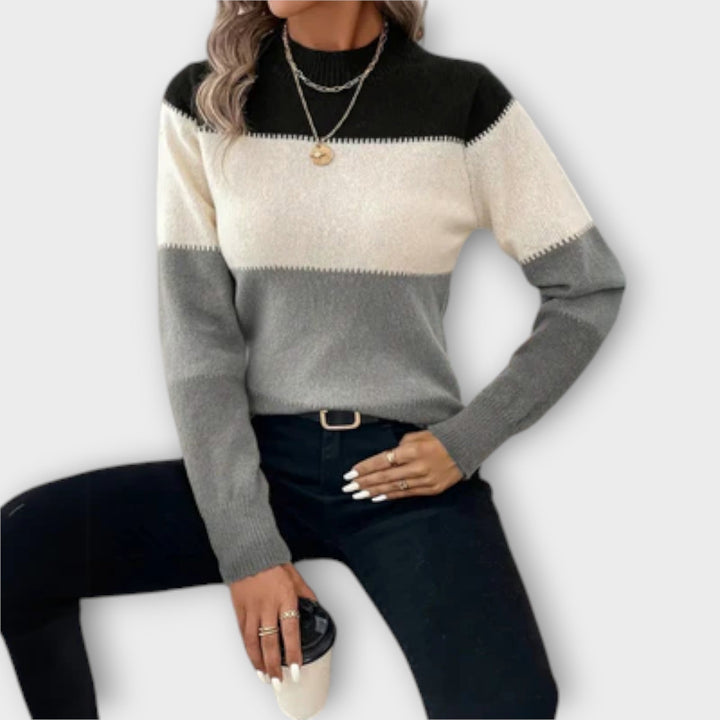 Elina – Pull Décontracté & Élégant