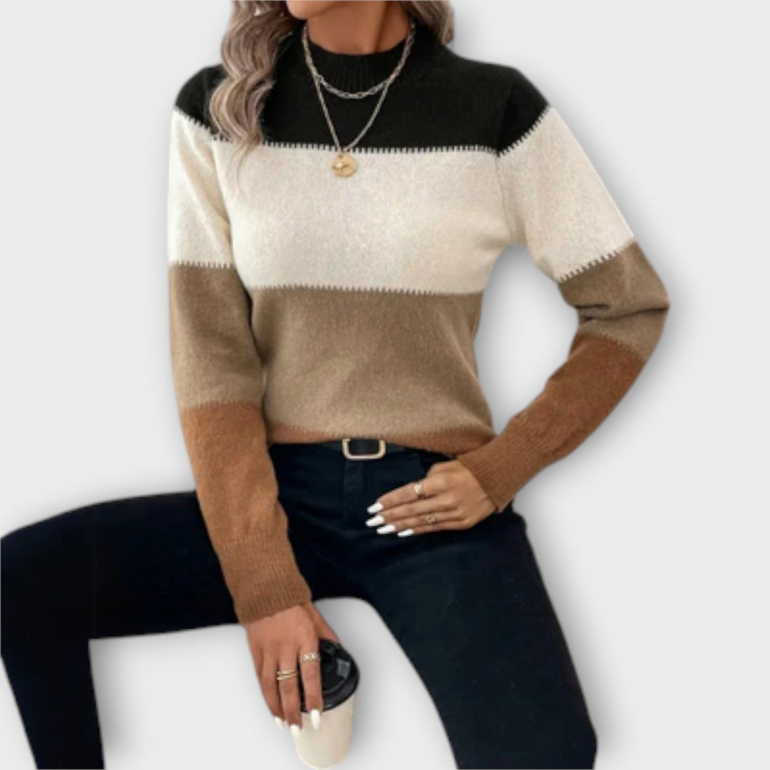 Elina – Pull Décontracté & Élégant