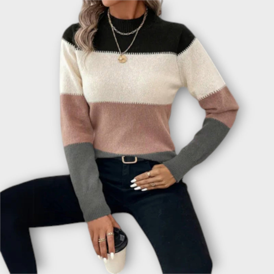 Elina – Pull Décontracté & Élégant