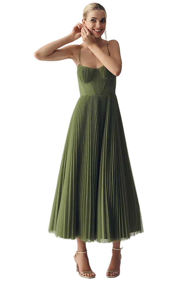 Claire - Robe Plissée Élégante