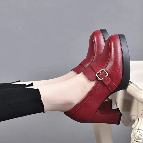 Elin | Chaussures en cuir polyvalentes à talons hauts