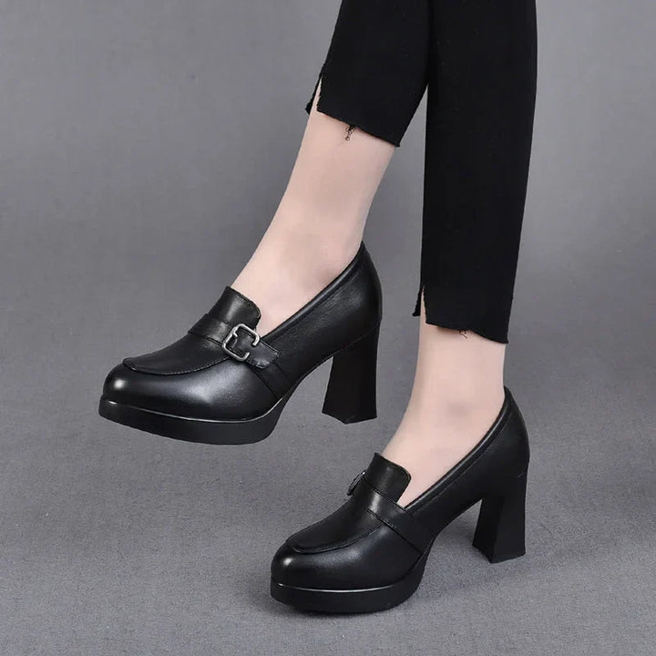 Elin | Chaussures en cuir polyvalentes à talons hauts