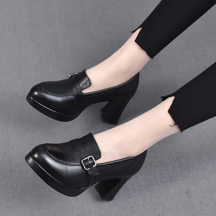 Elin | Chaussures en cuir polyvalentes à talons hauts