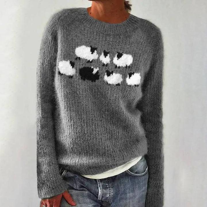 Poppy – Pull Rétro Douillet