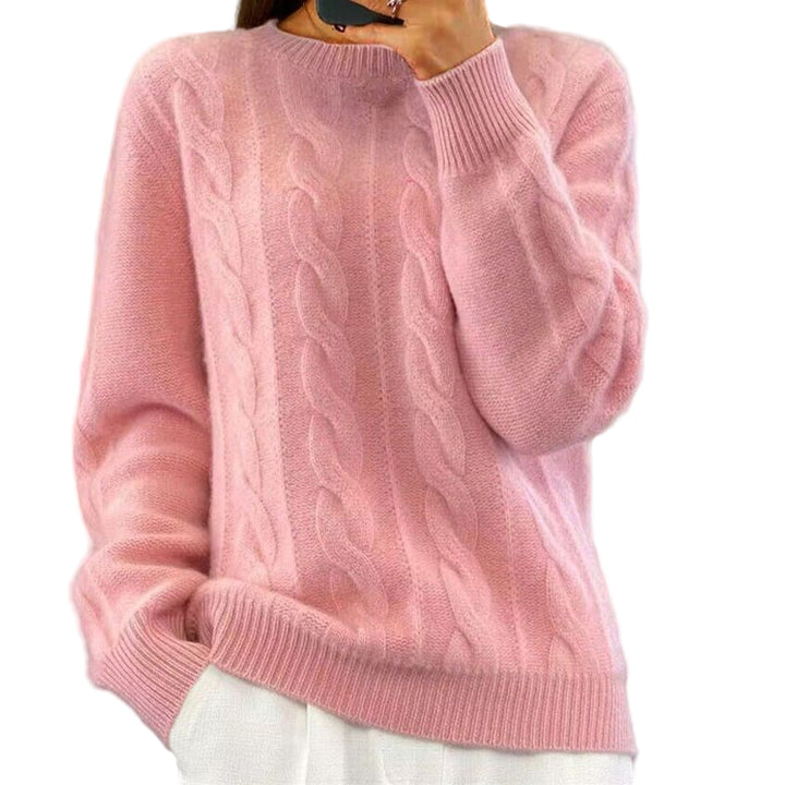 Ariane™ - Pull torsadé en laine douce