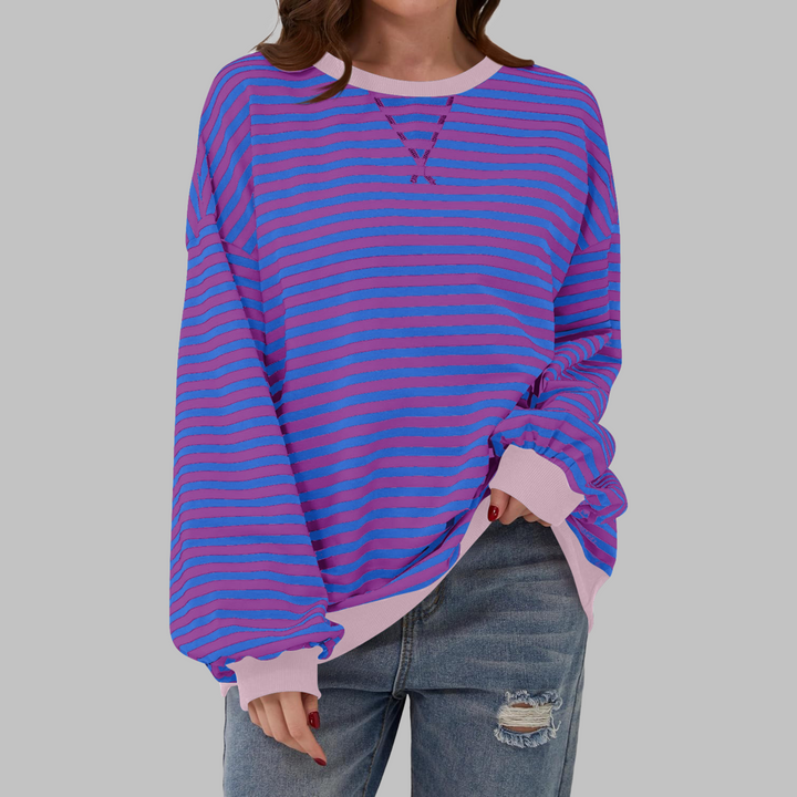 Amélie - Sweat Rayé Décontracté