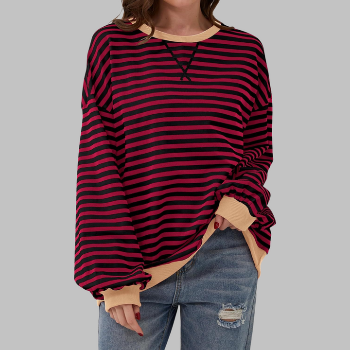 Amélie - Sweat Rayé Décontracté