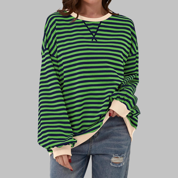 Amélie - Sweat Rayé Décontracté
