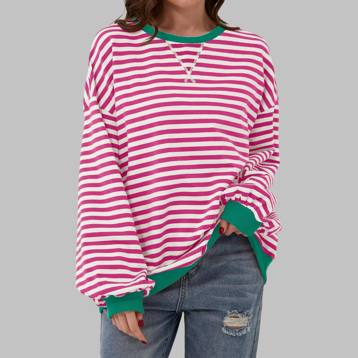 Amélie - Sweat Rayé Décontracté