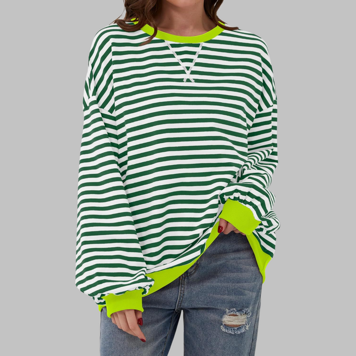Amélie - Sweat Rayé Décontracté