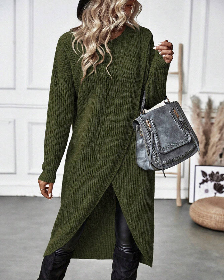 Robe Pull Longue Unie