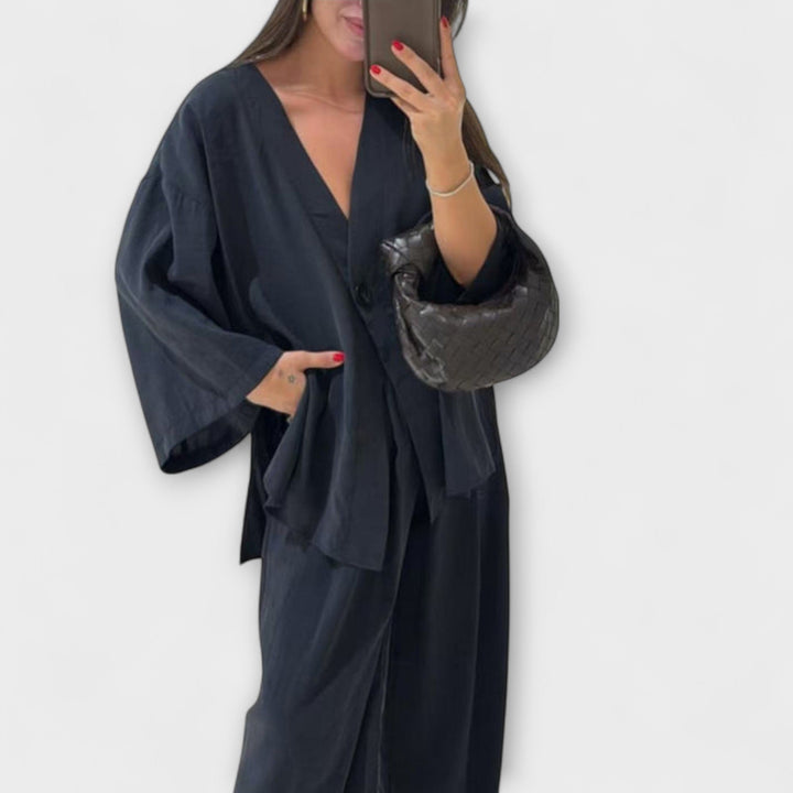 Jacqueline – Duo Décontracté Col V