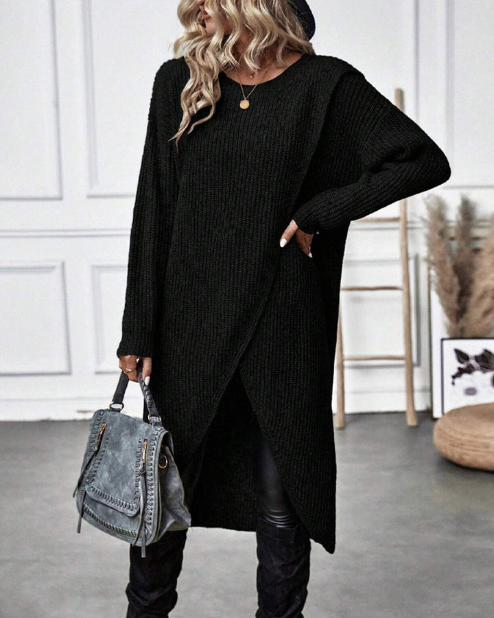 Robe Pull Longue Unie