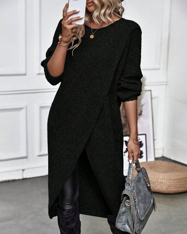 Robe Pull Longue Unie