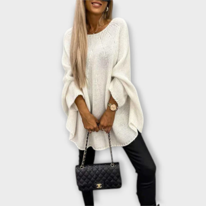Isabelle – Pull Élégant Femme Col Rond