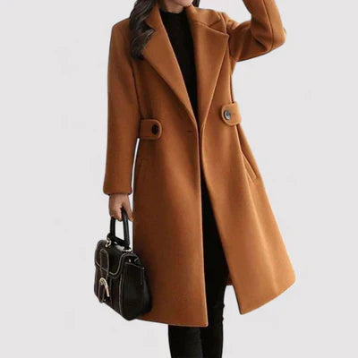 Clara – Manteau Laine Ceinture