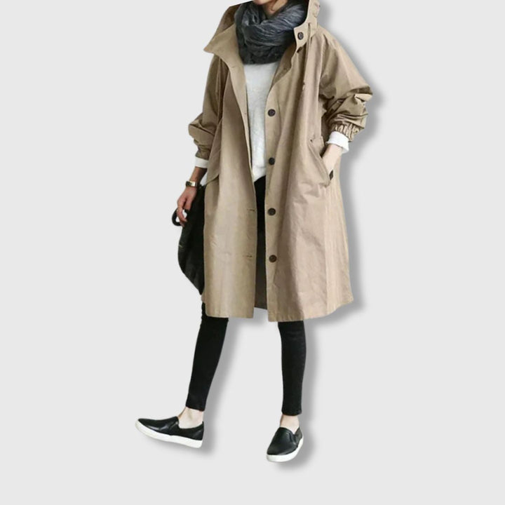 Catherine – Trench Élégance Simple