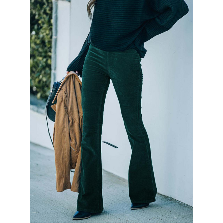 Chloé - Pantalon Flare Velours
