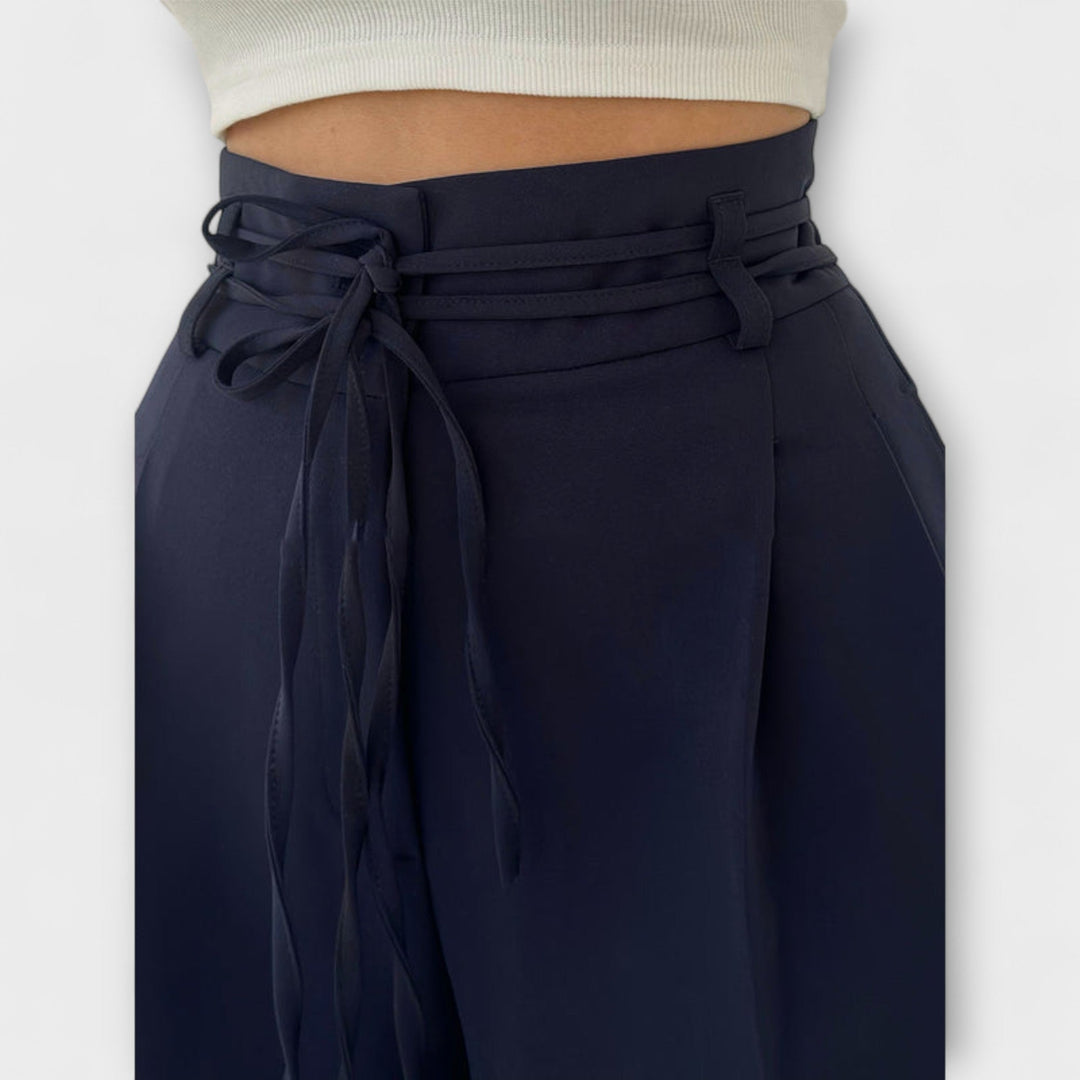 Jill – Pantalon Casual à Lacets
