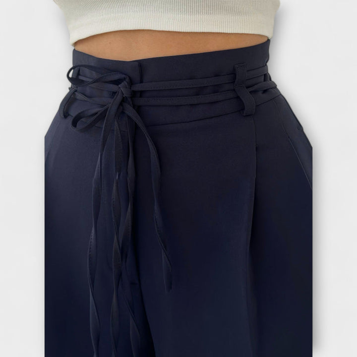 Jill – Pantalon Casual à Lacets