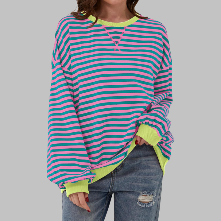 Amélie - Sweat Rayé Décontracté