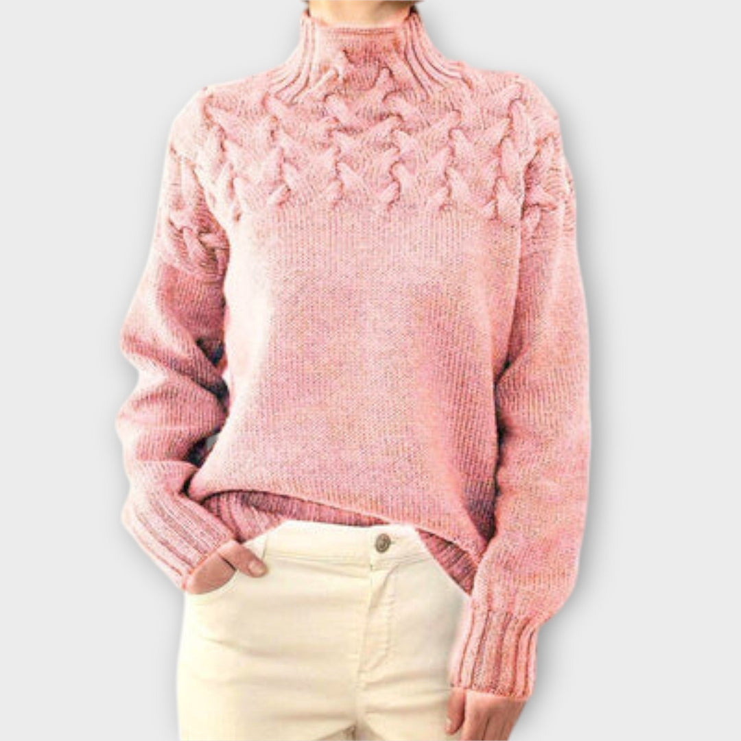 Eva – Pull Femme à Détails Câbles