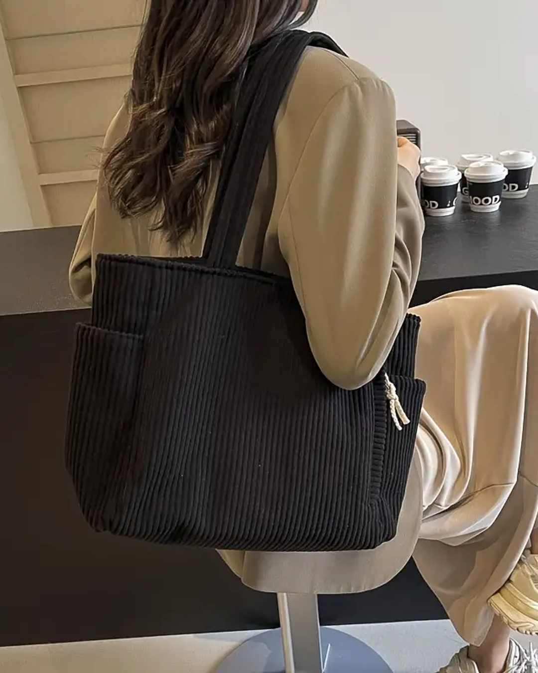 Tilda – Sac Bandoulière Côtelé
