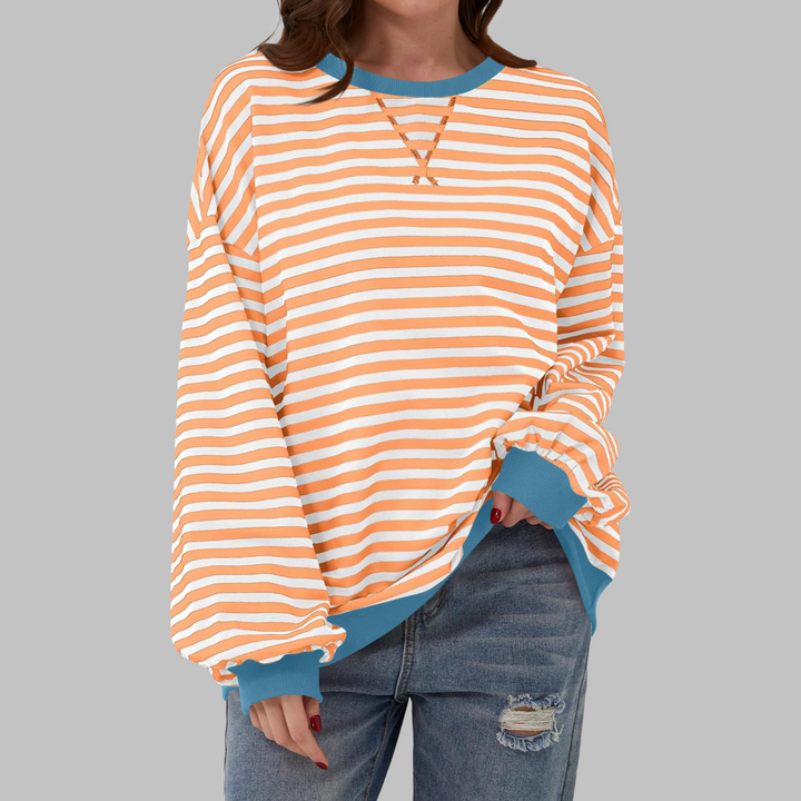 Amélie - Sweat Rayé Décontracté