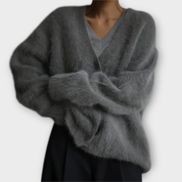 Dahlia – Cardigan Élégant