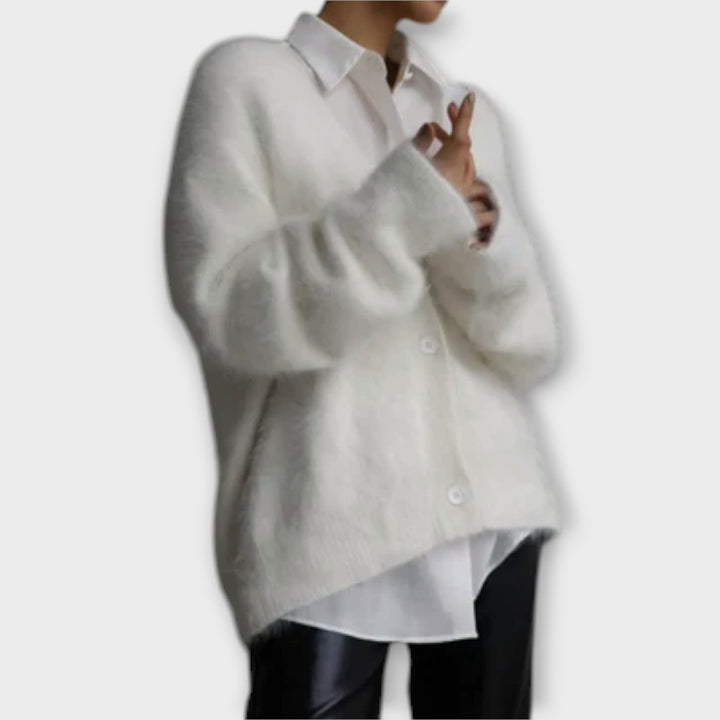 Dahlia – Cardigan Élégant