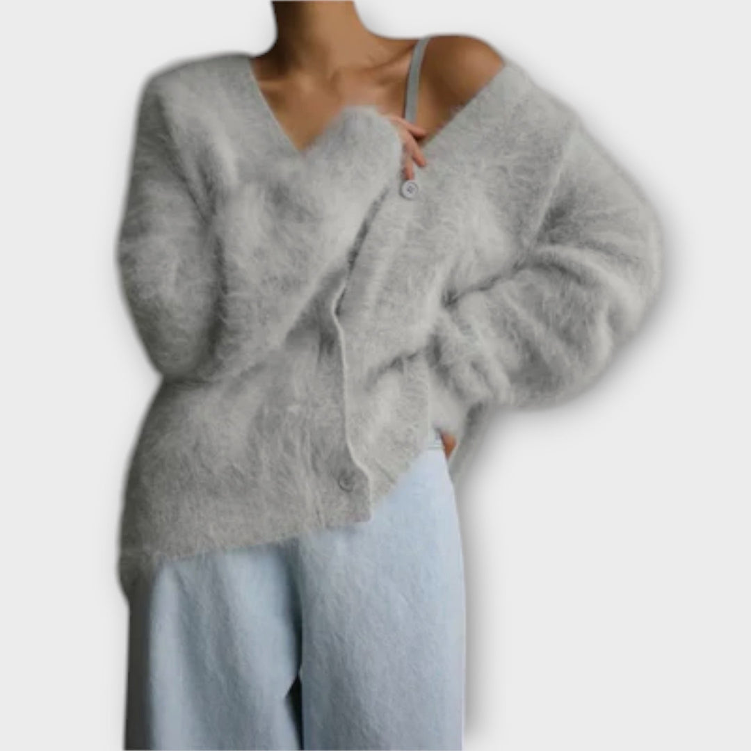 Dahlia – Cardigan Élégant
