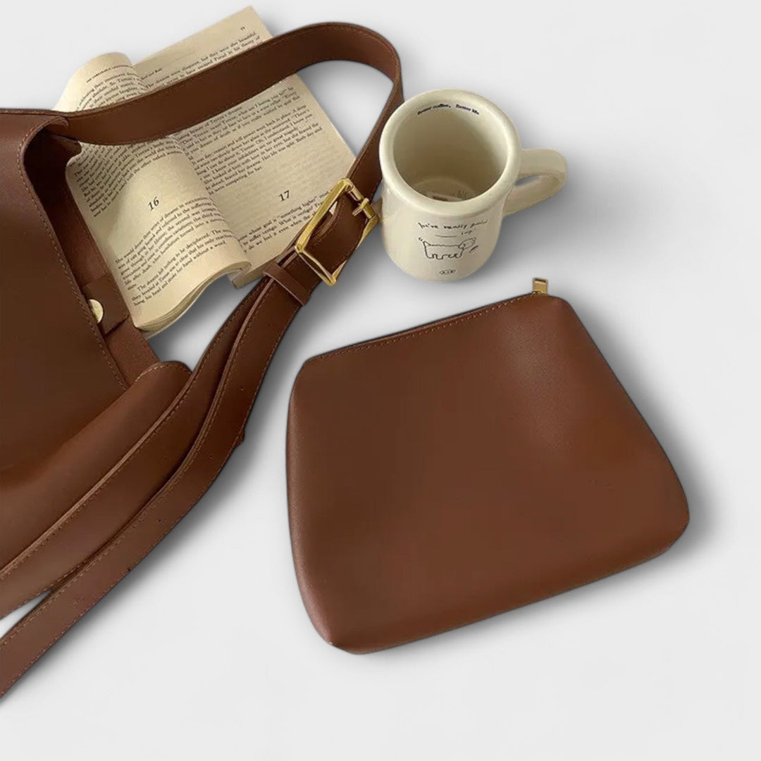 Hélène – Sac Bandoulière Élégant en Cuir