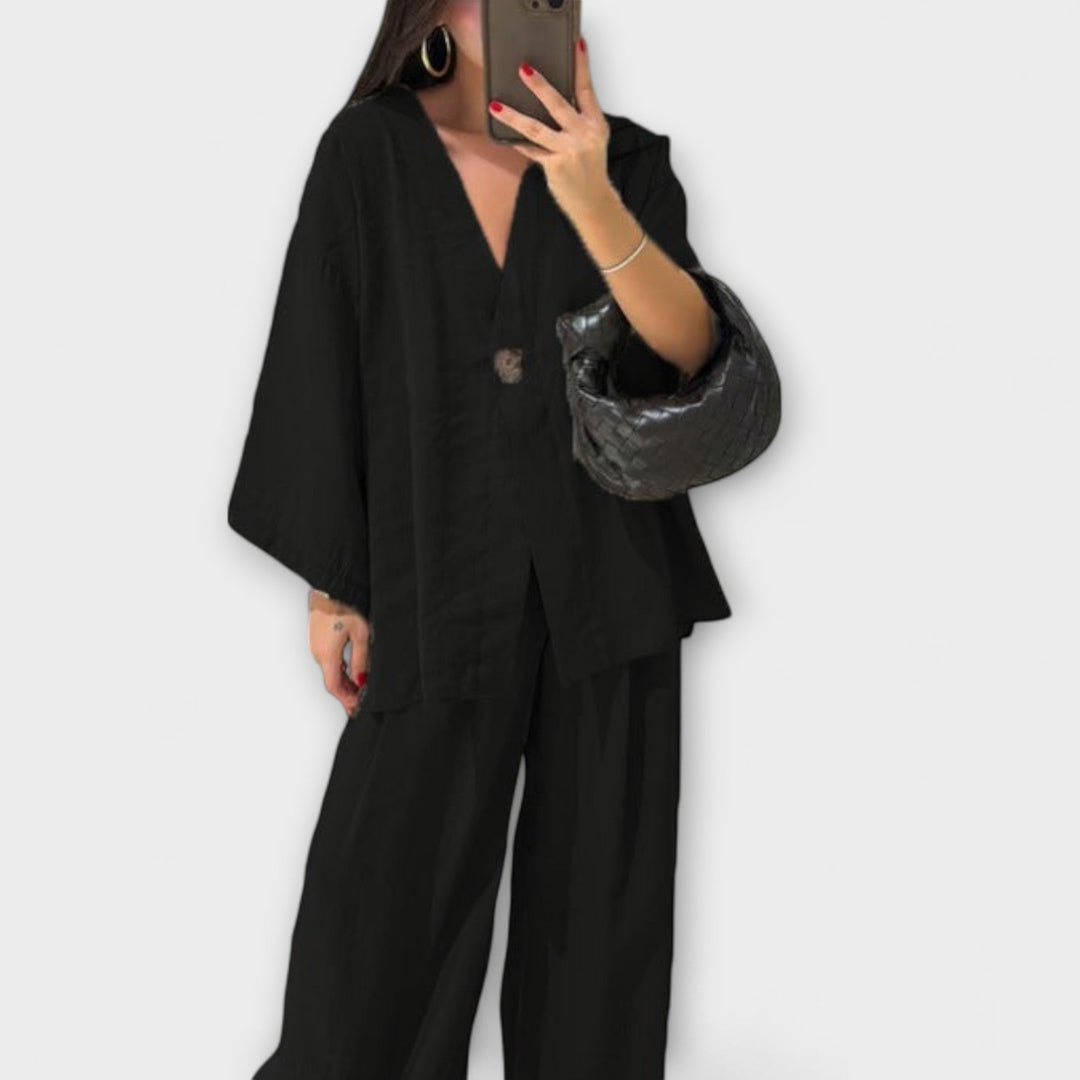 Jacqueline – Duo Décontracté Col V