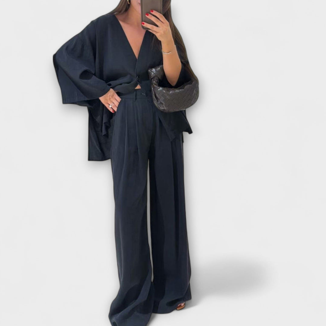 Jacqueline – Duo Décontracté Col V