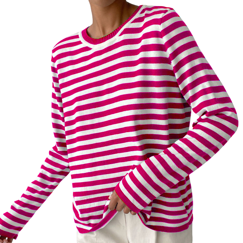 Nicole - Pull Rayé Chic