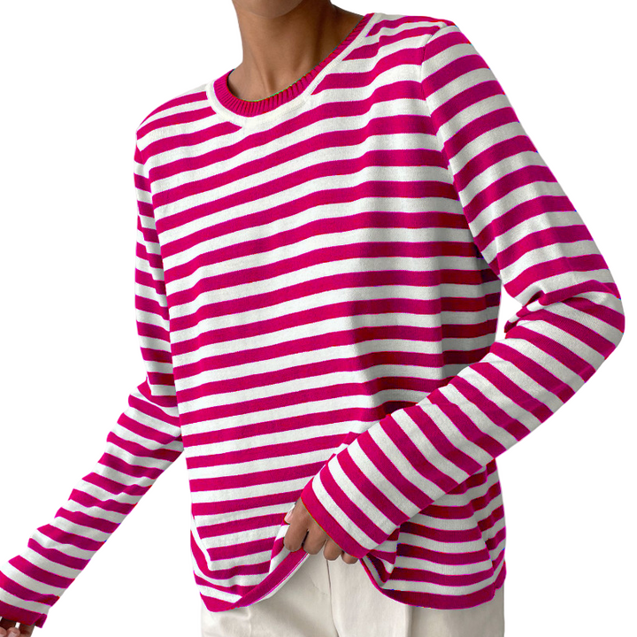 Nicole - Pull Rayé Chic